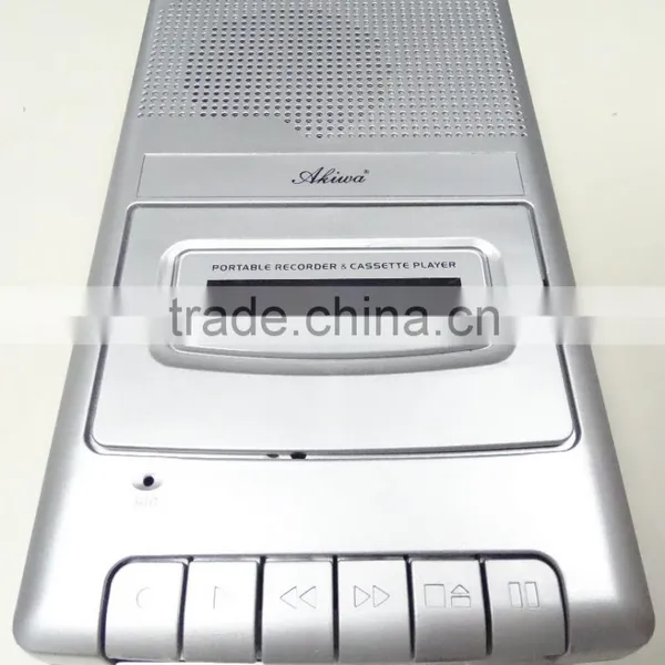 Classic Audio Cassette Player in Shoe Box Size With Handheld