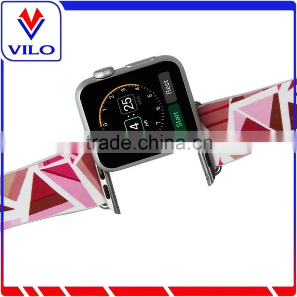 OEM Pattern Genuine Leather Replacement Watch Band Wrist Strap For Apple Watch Leather Band photo-6