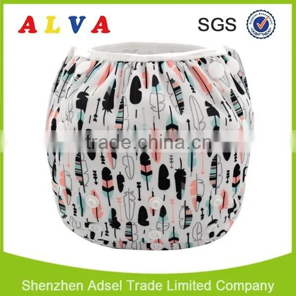 2016 Newest Alva Washable One Size Swimming Diapers for Baby Swim Pants Quality Choice photo-2