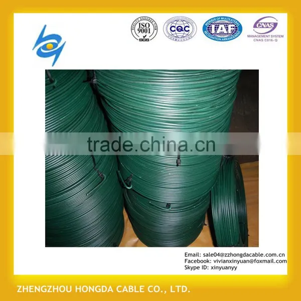 Hot Dipped Electro Galvanized Thin Iron PVC Coated Binding Wire for Construction photo-3