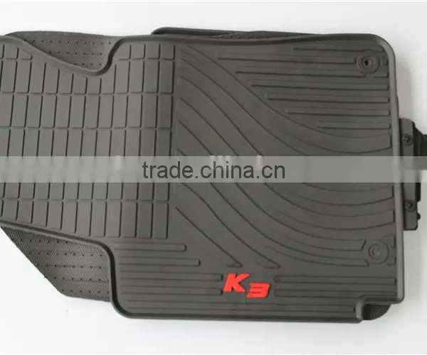 Interior Black Front & 2nd Seat Inner Floor Mat Liners Fit for Kia k3 photo-2