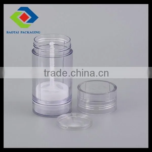 Luxury Cosmetic AS Clear 75ml Body Deodorant Stick Container