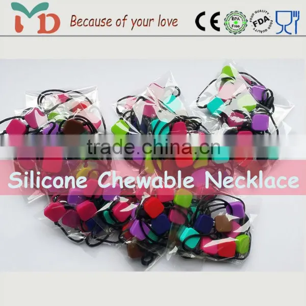 2015 New Arrival Jewelry Silicone Teething Necklace Wholesale Beaded Necklace photo-2