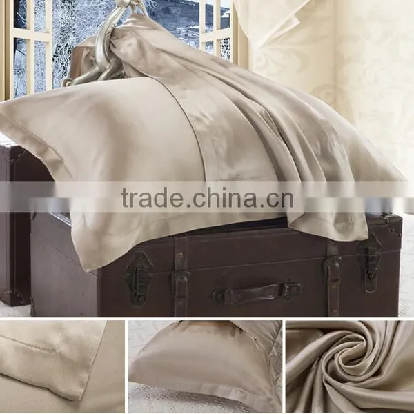 100%silk Satin Pillowcases 19mm in Solid Colors photo-5