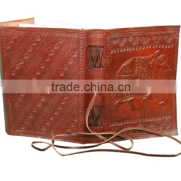 Elephant Embossed Journal Soft Paper Pure Leather Journal photo-3