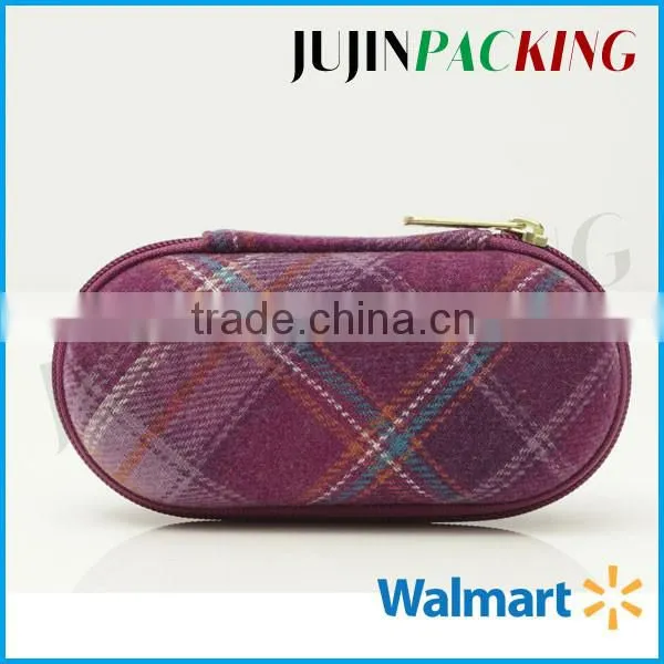 Fashional and Funny Tweeds Zippered Funky Glasses Case
