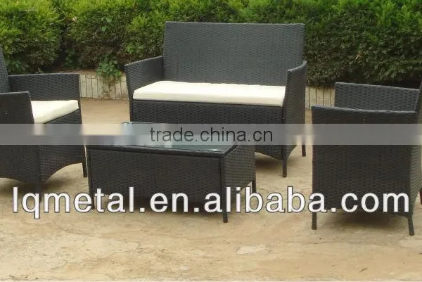 4pcs kd Patio Outdoor Wicker Outdoor Furniture Cheapest Sofa