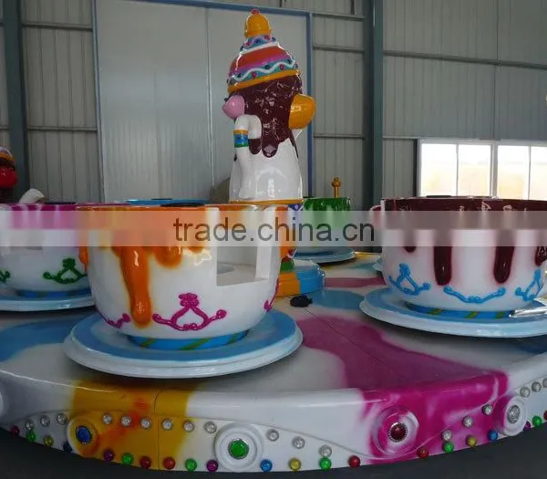 China Manufacturer High Quality Funny Amusement Park Rides, Rotating Coffee Cup Rides for Kids Quality Choice photo-2