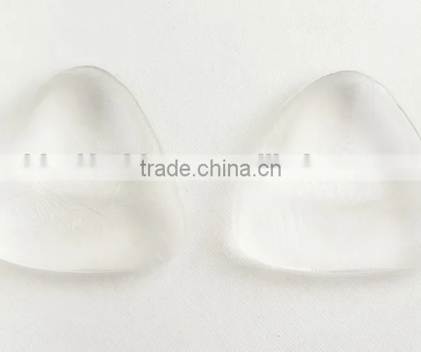 Ideal Fashions Wholesale Push up Nude and Transparent Silicone Bra Padding for Swimsuit Silicone Bra Pads Ali Silicone Breast photo-2