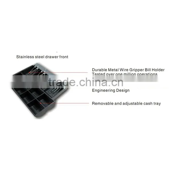 Heavy Gauge Steel Material High Quality Black/Beige/Custom Type Color Cash Drawer IPCD07 photo-3