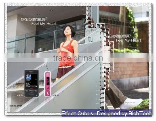 RichTech Transparent Adhesive Rear Projection Filming Quality Choice photo-6