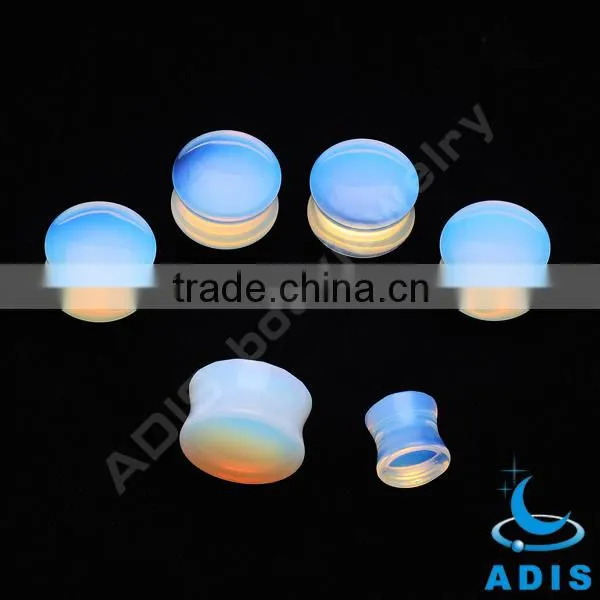 Charming Transparent Wholesale Natural Stone Piercings Plug photo-2