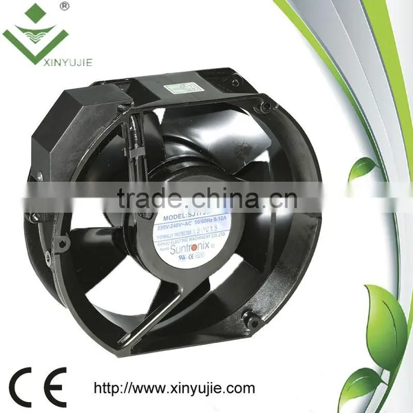 Heat Powered Stove Fan 280CFM 17cm Exhaust Fan 220v ac Axial Fans