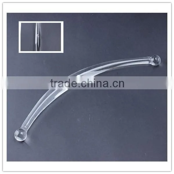 China Factory New Product Crystal Glass Curved Rods With 5mm Hole Wholesale for Pendent Lighting,glass Rods for Chandeliers