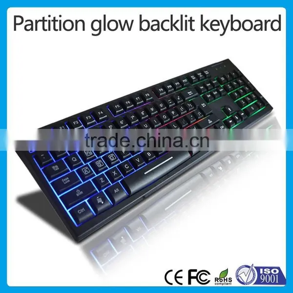 Glowing LED Backlit Gaming Wired Keyboard_Waterproof Wired Gaming Keyboard Quality Choice photo-2