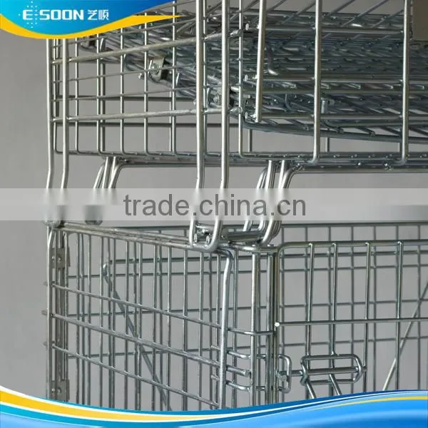 Industry Foldable Steel Wire Basket for Warehouse Storage photo-2