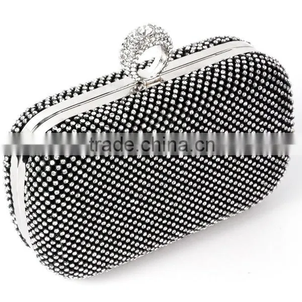 Ladies Evening Party Bags Box Clutch Evening Bag Crystal Clutch Bag photo-2