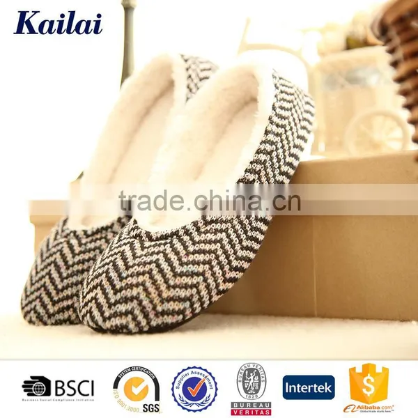 Enamel Ballet Flat Flexible Warm Soft Dance Shoe