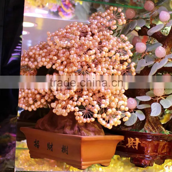 China Decorative Citrine Lapis Agate Crystal Bead Christmas Trees photo-5