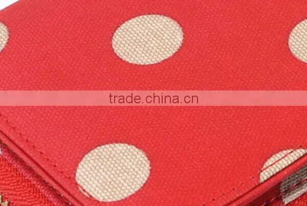 China Style Women Floral Canvas Wallet Coin Purse photo-4