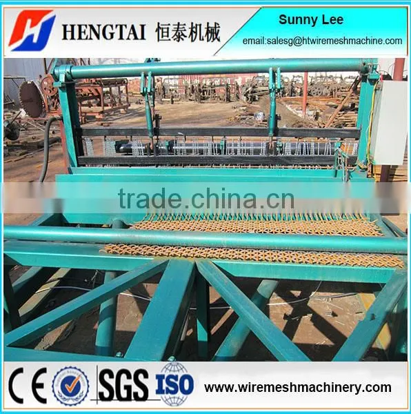 Hot Sale Semi Automatic Crimped Wire Mesh Weaving Machine/Mine Screen Net Weaving Machine