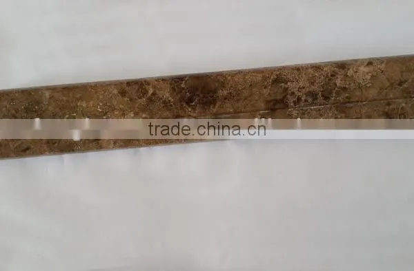 Light Brown Ogee Marble Stone Chair Rail Moulding