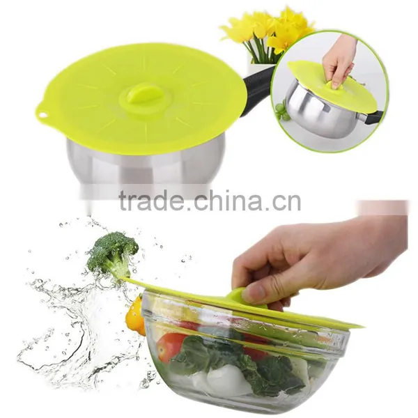 OEM Pot Cover Silicone Suction Lid Set photo-4