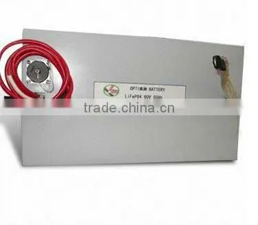 120v 50ah Lifepo4 Lithium Iron Phosphate Battery for Off-grid Solar System photo-2