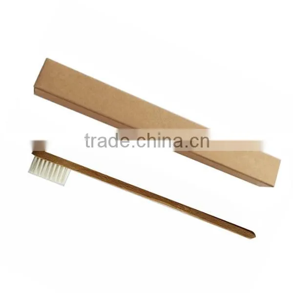 Children Biodegradable Bamboo Toothbrush With Soft Smooth Handle photo-4