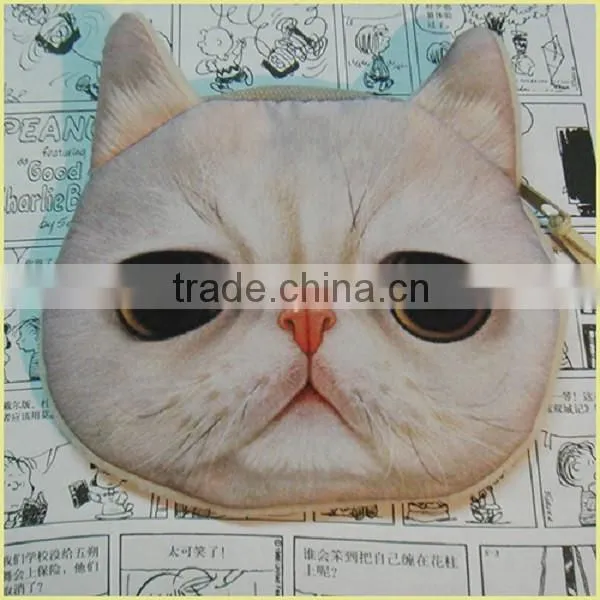 Fashion Cheap Cat and Dog Face Cat Frame Purse & Ladies Purse photo-3