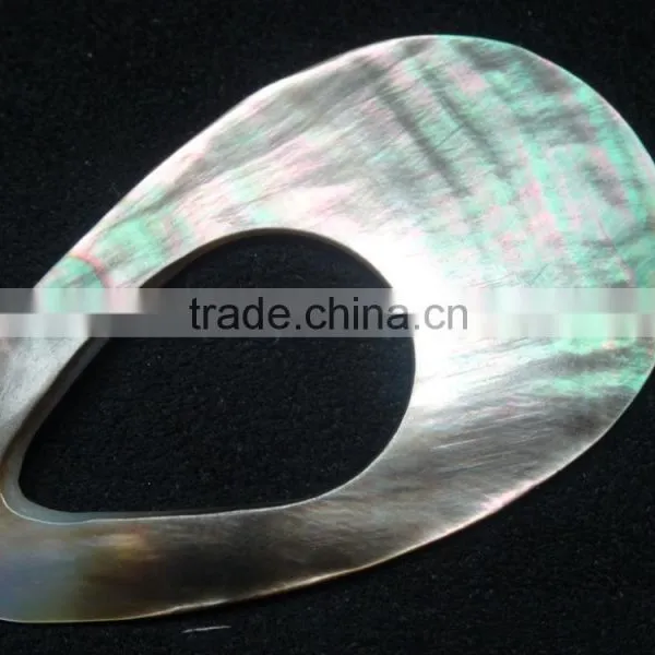 Best Quality Mother of Pearl Gemstone Pear Shape Natural Mop Gemstone With Attractive Hole photo-4