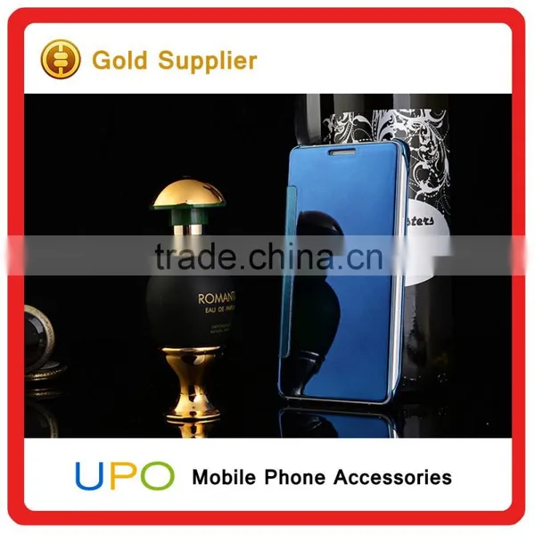 [UPO] 2016 New Luxury Smart Flip Slim View Electroplating Mirror Hard Clear Transparent Case For Samsung Galaxy A5 photo-6