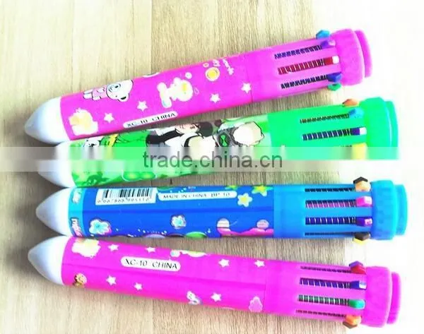 Cheap Plastic Multicolor Ball Pen for Promotion photo-4