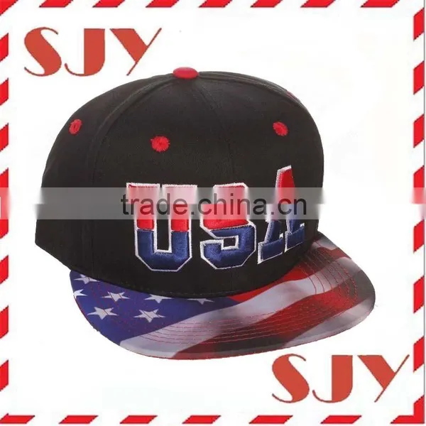 New Arrival Custom Flat Brim Embroidery Snapback Cap/Hat photo-3
