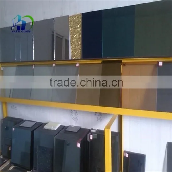Balcony Sliding Reflective Dark Green Glass Door 3 Panel Sliding Coating Glass Door Reflective Coating Glass Panel Garage Door photo-5