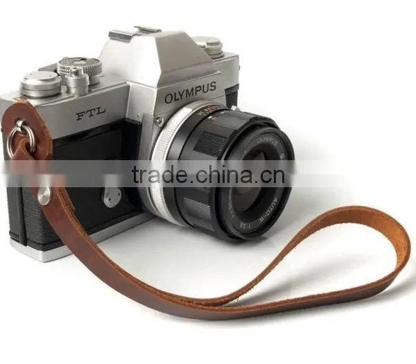 Boshiho Leather Safety Belt Strap Protective Camera Hand Strap Leather Camera Wrist Strap