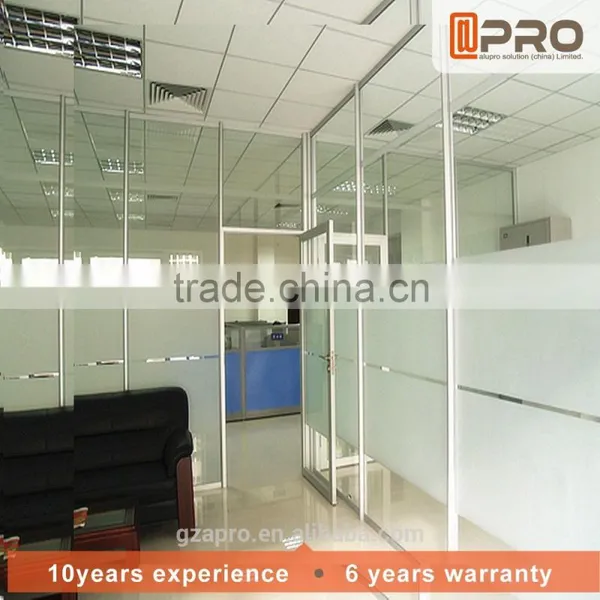 New Door Design Office Partition Glass Wall for Office Separation Wall photo-2
