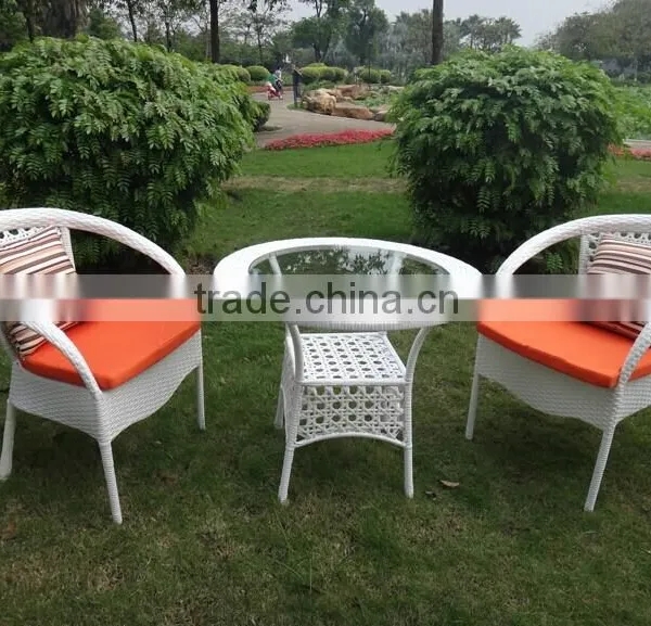 Wicker Rattan Coffee Table and Chair/ Patio Tea Set/ Bistro Set photo-2