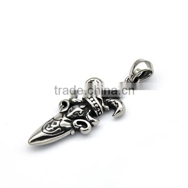 2016 Professional Mens Stainless Steel Cross Pendant Silver Vintage Charm Necklace Religious Jewelry photo-3
