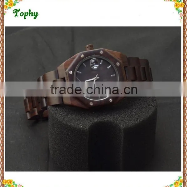 100% Healthy Natural Original Water Resistant Custom Ladies Men Watch Wood 2016 photo-3