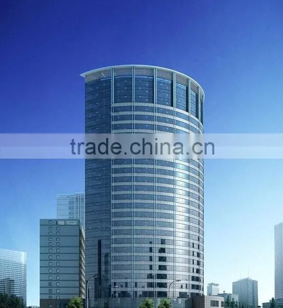 6000 Series Extrusion Aluminum Frameless Double Glass Curtain Wall photo-6