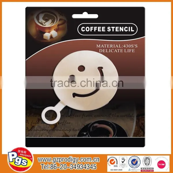 Stencil of Cappuccino Stainless Steel Coffee Stencil Metal Stainless Coffee Stencil photo-3