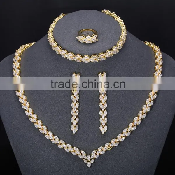 AAA Stone Brass Jewelry Set,cubic Zirconia Jewelry Set Christmas Gifts photo-3