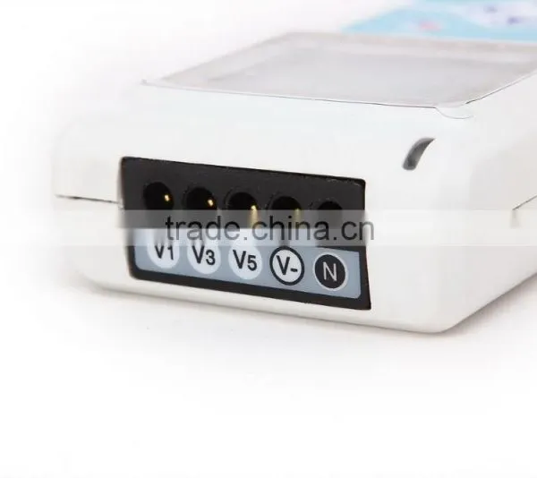 Medical 24 Hours 3-lead Color LCD Heart Monitor System Cardiac 3/12 Channel ECG Holter Monitor photo-4