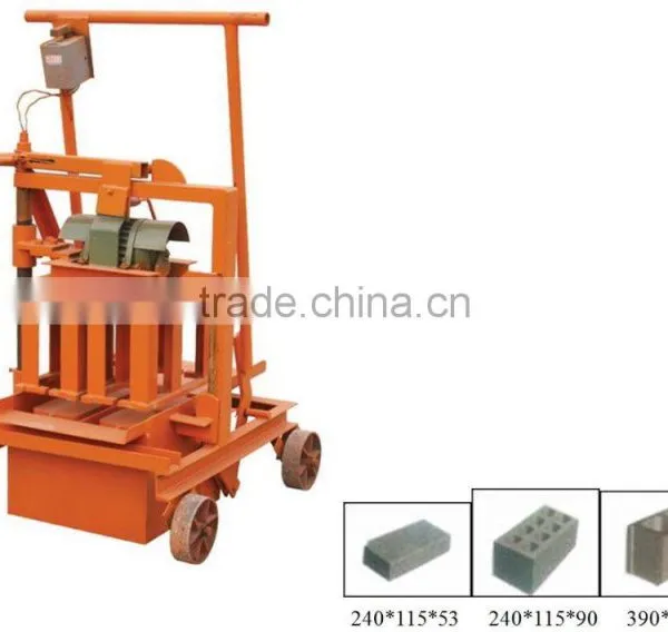 9 years experience cement manual block making machine for Hollow block making and solid brick making