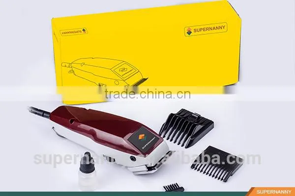 Supernanny Red Classic Hair Clipper/ Trimmer With Cord for Barber Shop/ Salon photo-5
