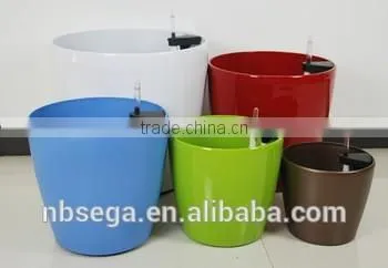 Self-watering Fiberglass Flower Pots