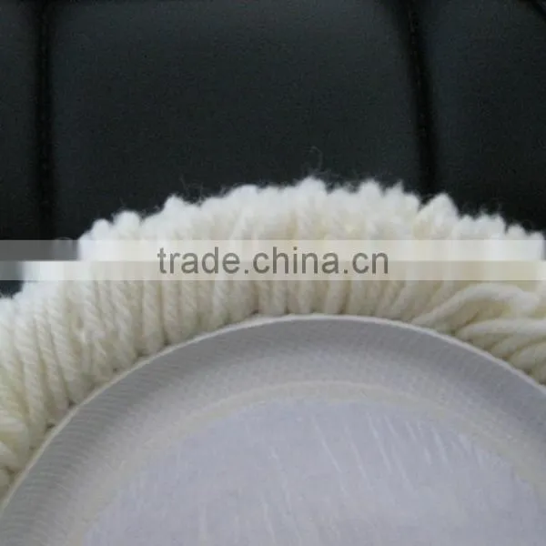 7" Single Sides Wool Buffing Pad Made by RT112 Wool photo-3