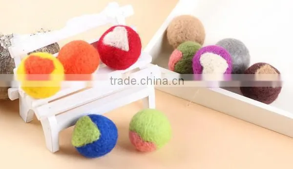 100% Wool Felt Balls/colored Felt Balls Rug/felt Balls Garland photo-5