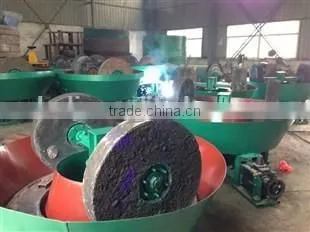 Grinding Gold Ore Roller Pan Mill photo-2